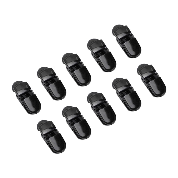 10 st hörapparatklämma Multipurpose transparent hörapparatklämma för Quick Building Black
