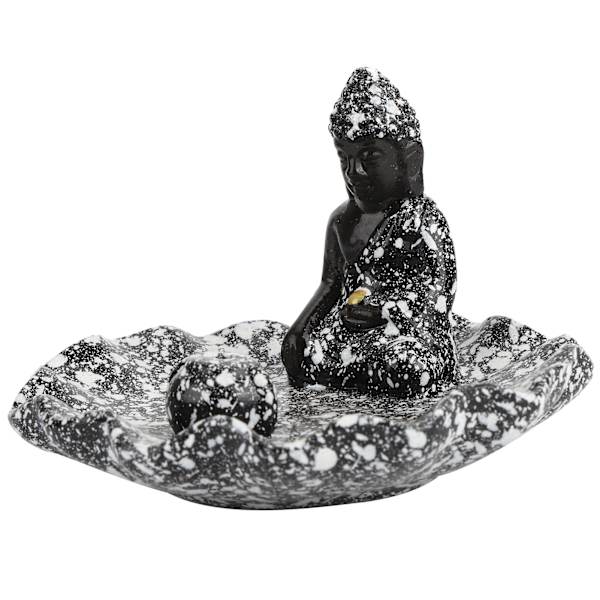Sydostasiatisk Buddha-statyett i harts, prydnadssak, konstverk för heminredning