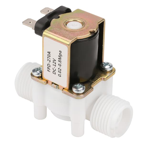 12V G1/2\" NC Elektrisk Inlopps Magnetventil för Vattendispenser