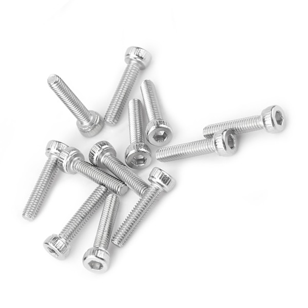 210 stk. M2.5 Rustfrit Stål SS304 Hex Socket Cap Head Skruer og Møtrikker Sortimentsæt