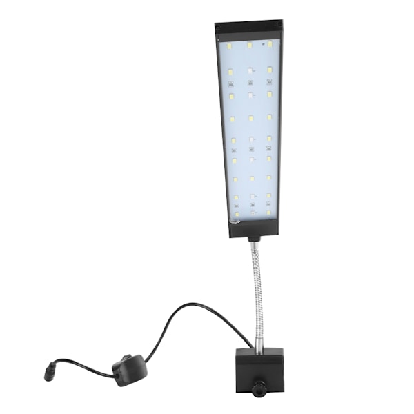 10W LED-klemmelampe til akvarium med 27 LED'er, høj lysstyrke, klemmeakvarielampe, 100-240VEU-stik 100-240V