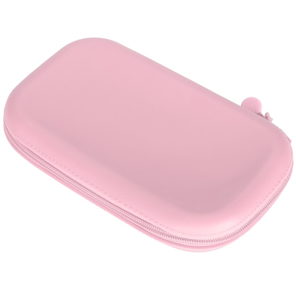 Silikon pennal med glidelås, oppbevaring for skoleartikler, LPink