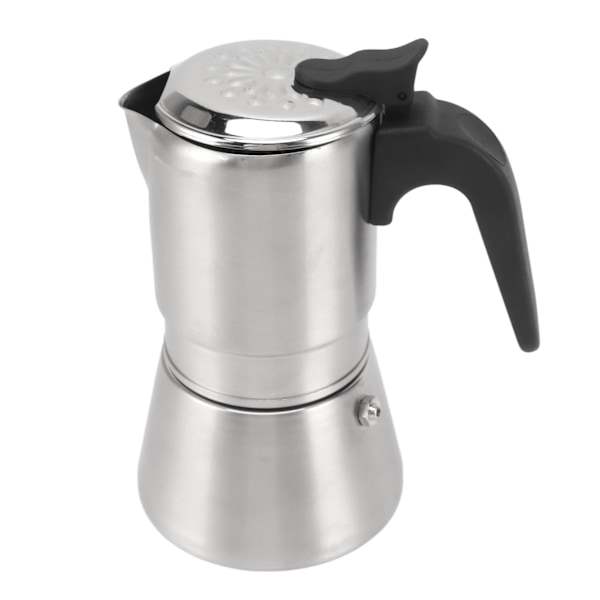 304 Rostfritt Stål Moka Kanna Handbryggd Kaffe Kanna Högtrycks Kall Extraktion Enkel Ventil Kaffe Utrustning för Hem Cafe