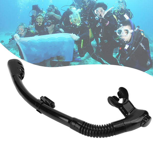 Dykke snorkel All Dry Front Snorkling Utstyr Svømmetrening TilbehørSK‑101 Svart