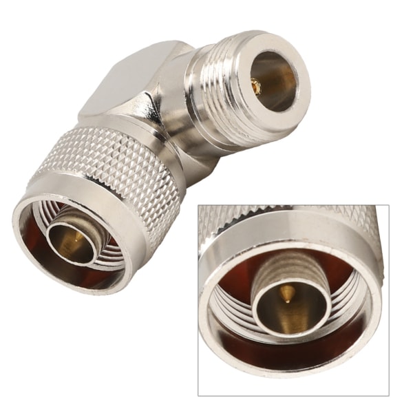 2 STK N han til N hun albue adapter RF koaksial adapter stik til radioantenne