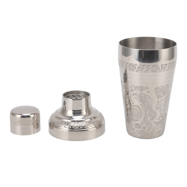 Cocktail Shaker Tåler Opvaskemaskine Rustfrit 304 Rustfrit Stål Bartender Drikkeblander til Bar Blank Japansk Stil Gravering
