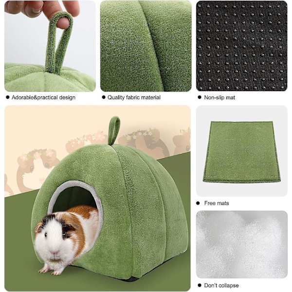 Kaksi Kääpiöhamsterin Pesää, Pestävä Pieni Eläimen Piilopaikka Kääpiöhamsterille, Chinchilloille, Hamsterille, Siileille