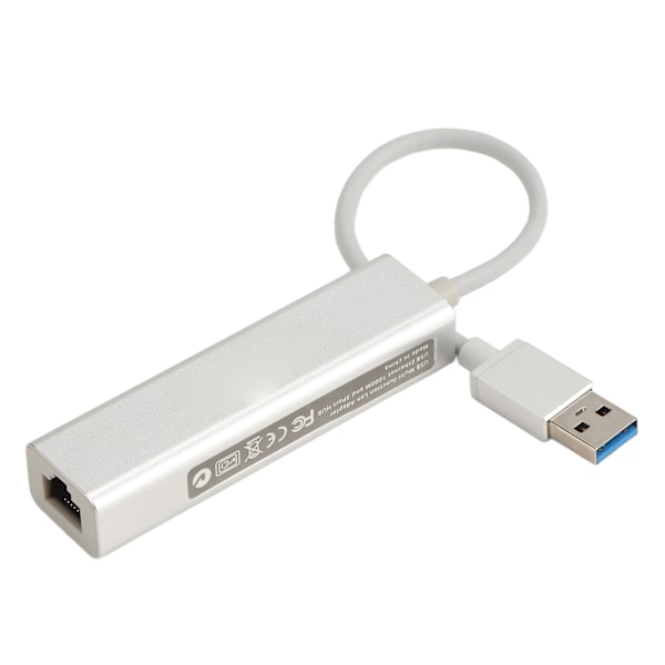 USB Ethernet-adapter RJ45 USB3.0 Ethernet-kontakt 10M 100M 1000M Aluminiumslegering Ethernet-portkonverter for kontor