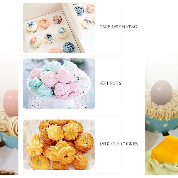 Tyllesæt, Cupcake Dekorations Bagesæt, Bage Tilbehør