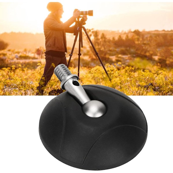 3/8 tums gummimonopodfot, Universal halkskyddande gummistativfot Portabel 68 mm diameter Stödfot Fotograferingstillbehör för stativ Mo