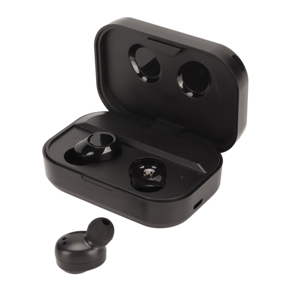 Bluetooth trådlösa hörsnäckor Brusreducering Digital skärm Touch Control Bluetooth stereo hörsnäckor med case