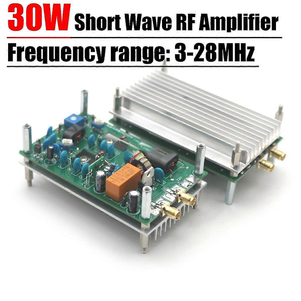 ShortWave Forsterkerkort 3-28MHz CW SSB Lineær RF Effektforsterker