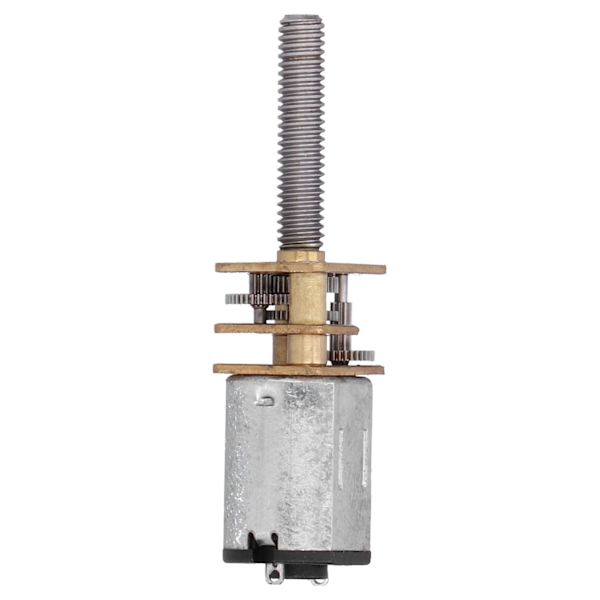 DC6V-vaihdemoottori 90 kierrosta minuutissa, korkea vääntömomentti, M4x20mm kierteinen lähtöakseli, nopeuden alennus roboteille