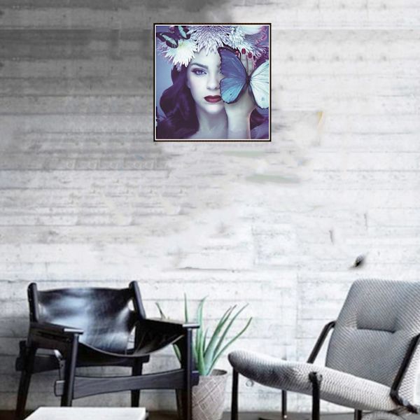 DIY Diamantmaleri Krystall Rhinestone Broderi Kunst Fargerik Hjem Rom Innredning 8713