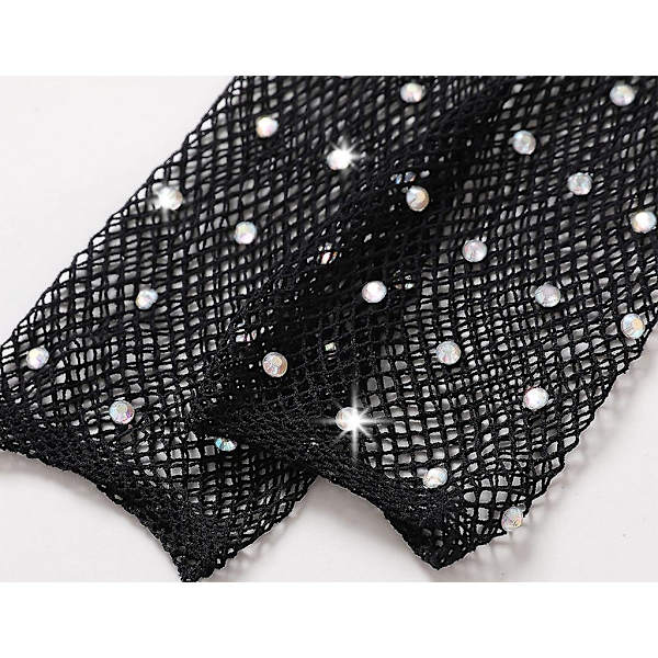 Rhinestone Mesh Långa Handskar för Kvinnor