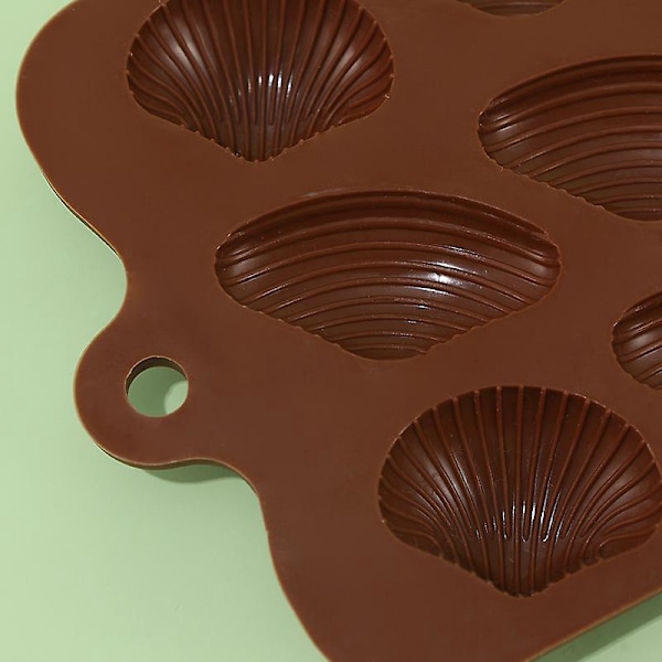 Silikon Chokoladeform Sæt af 4 Non-stick 15 Hul Skalleform Fødevarekvalitet Slik Geleform