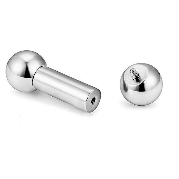 Trendy Titanium Stål Tunge Studs Sæt med 5 forskellige størrelser