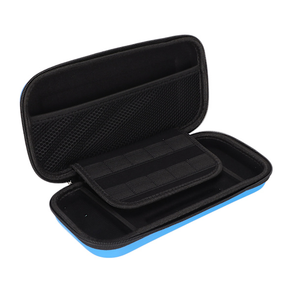 Bärförvaringsväska Krocksäker Stort utrymme Reptålig Case för Switch Host Portable Blue