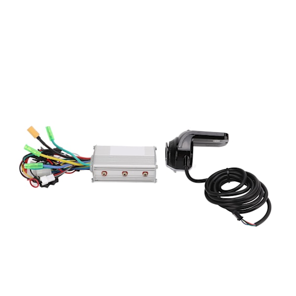 36/48/60V 350W Motor Borstlös Controller Elektrisk Cykel 3 Läge Sinusvåg Controller Kit med LCD Display Panel Växelspak