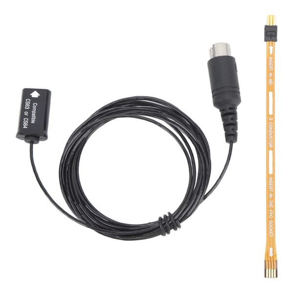 Cs63 Sound Aids Programmering Kabel Juster lydstyrke Stabil Signaltransmission Programmerbart tilslutningskabel