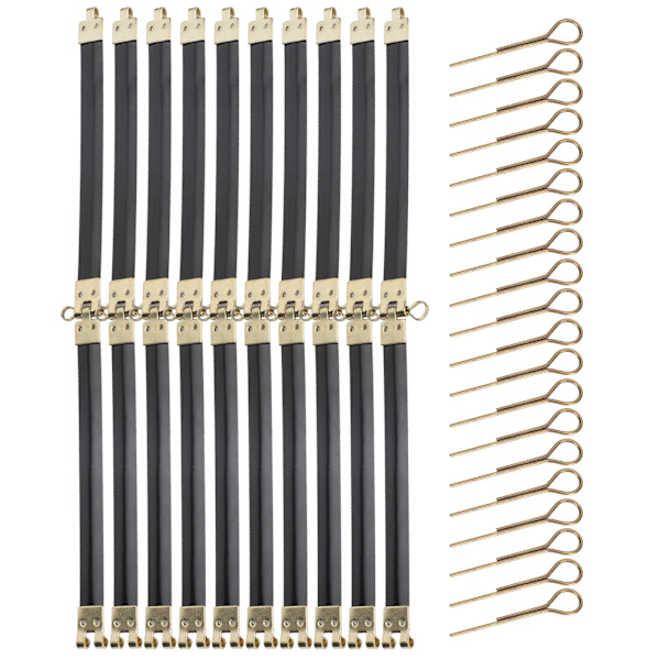 20st Plånbok Flex Ram Intern Metall Retro DIY Myntväska Sy Tillbehör för hantverk