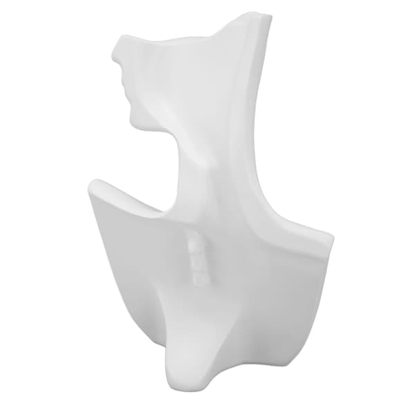 Mannequin Øredobber Stativ Hvit Medium Resin Stabil Byste Øredobber Holder Organizer for Halskjede