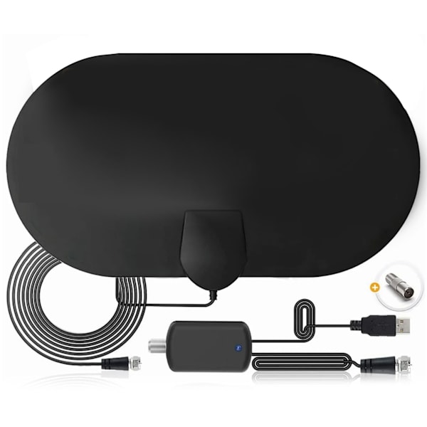 Digital TV-antenne Bærbar lett miniforsterket HD Digital TV-antenne
