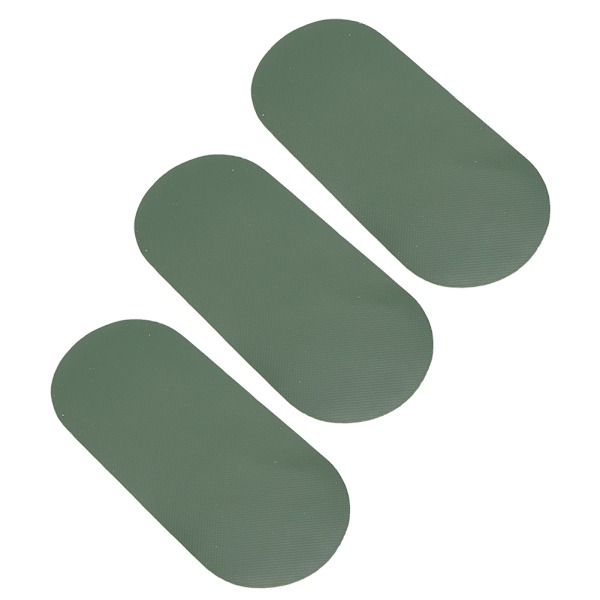 3 st PVC-lagningslappar militärgrön för gummibåt uppblåsbar jolle soffa simring