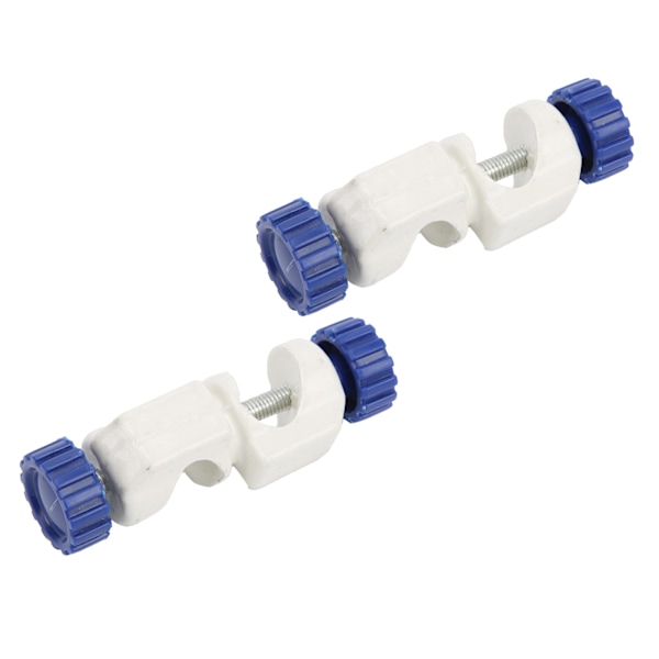 2-pack engelsk stil korsklämma zinklegering fixering klämma hållare laboratorietillbehör