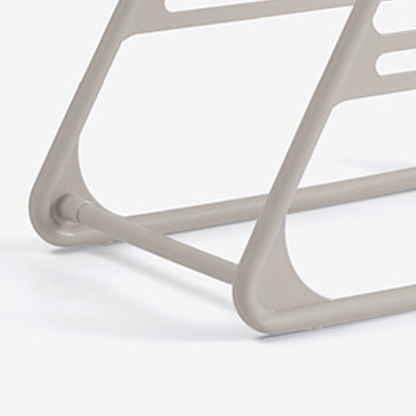 Hängare Förvaringsställ PP Triangulär Rundad Design Hylla Multifunktionell Organizer Grå