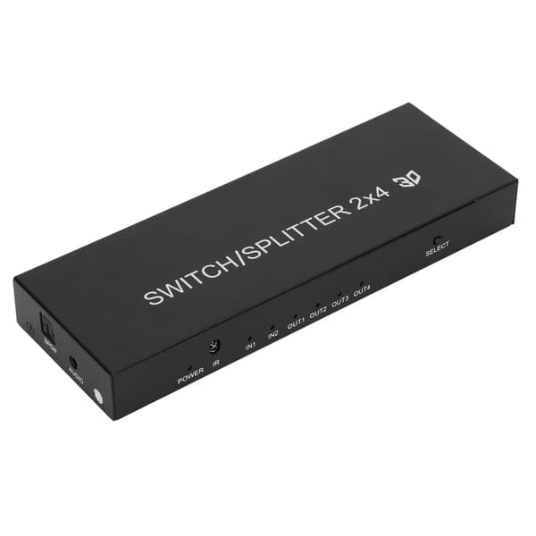 HD Multimedia Interface 2.0 Switch 2 ind 4 ud UHD 4K HD Multimedia Interface Switcher til PS4US stik