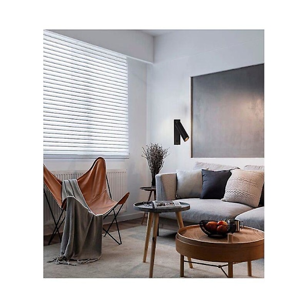 3W varmt lys 3000K overflatemontert sengelampe spotlight led fri hull spotlight vegglampe hotell leselys gang bar hjem, svart