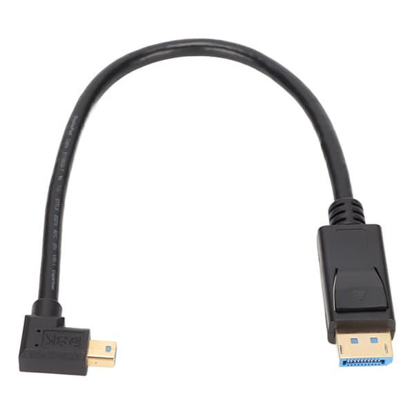 DP till Minidp-adapter Multifunktion Stöder 8K 60Hz 4K144Hz Dubbelriktad Överföring Mini DisplayPort-adapter Högerböjd