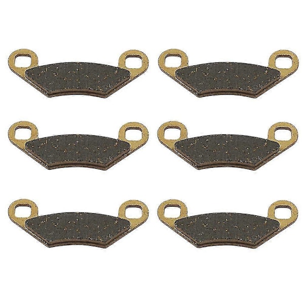 6 stk Motorsykkel Foran Bak & Bremseklosser Kit For Sportsman 400 450 500 550 570 Sp X2 800 Atv Utv 200 Zekai