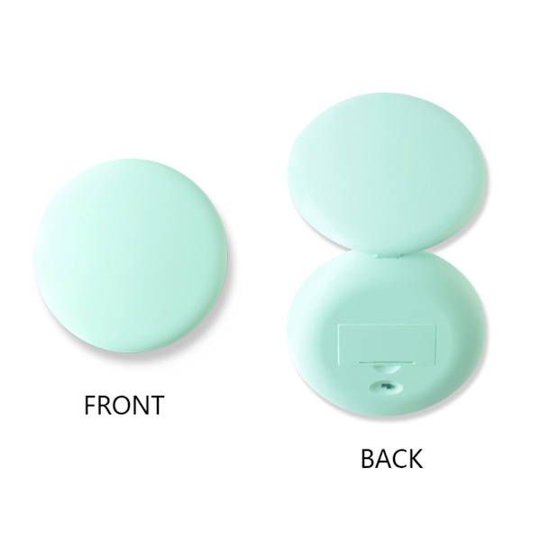 LED-belyst bærbar kosmetik spejl 10x forstørrelse LED makeup spejl rejse kompakt foldespejl