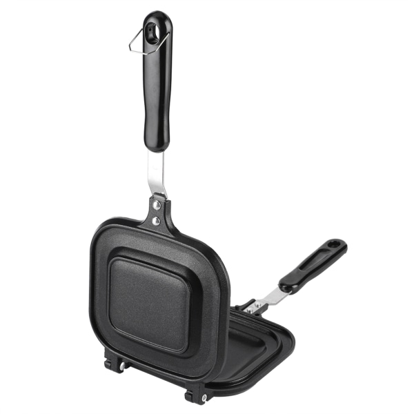 Dobbeltsidet multifunktionel stegepande sandwich toaster morgenmadsproducent nonstick bagepande