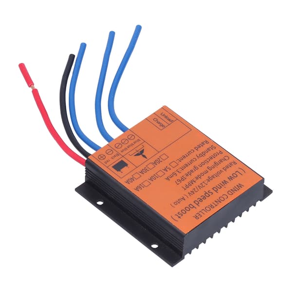 Vindmøllecontroller Lavspændings MPPT-laderegulator med LED-lys 100W-400W 12V 24V5A