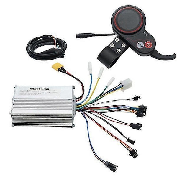 Kompatibel med Kugoo M4 Elscooter 48V25A Kontroller Komponent Elektrisk Kontrollpanel Kommunikationsinstrument TF-100 Display