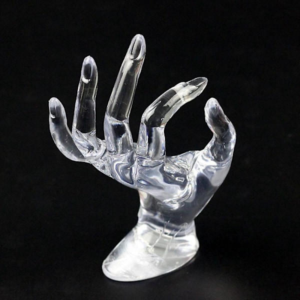 Smyckesdisplayställ, Transparent Polyresin Armband Ring Klockhållare, 6.6 Tum