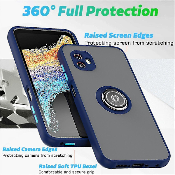 Metallringhållare Stöttåligt Skal för Samsung Galaxy Xcover 6 Pro Fodral
