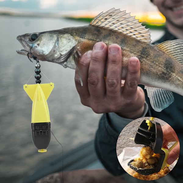 Fiskefoderbur Dybhav Automatisk Langdistance Støbning Havstang Madding Enhed
