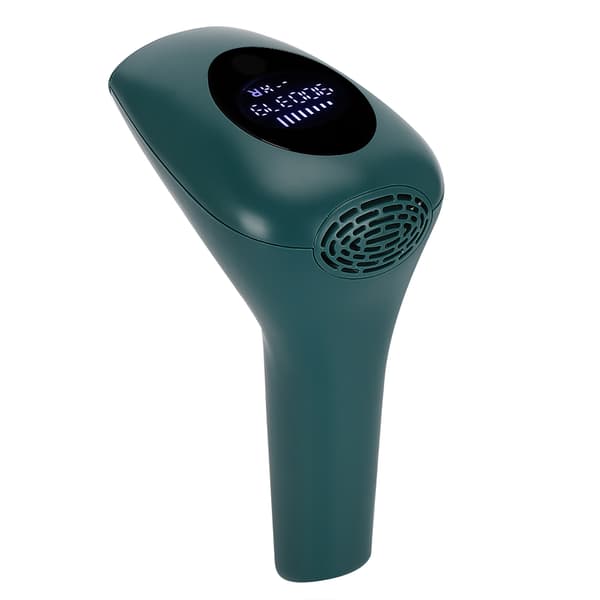 Husholdnings elektrisk epilator hårfjerner IPL hårfjerningsmaskine grøn sort (100-240V)