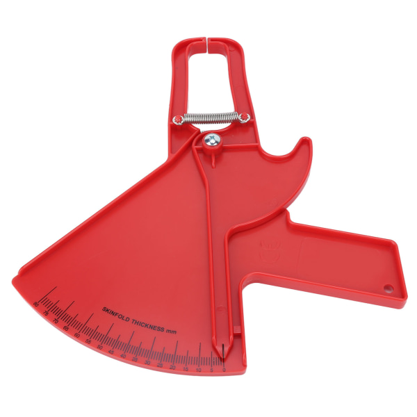 Body Fat Caliper Professionell dubbelfjäder kroppsmåttband för mätning Röd ZFC09