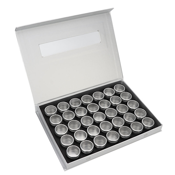 Nail Art Förvaringslåda Nail Power Strass Dekorationer Hållare Manikyr Tillbehör Container35 Grids