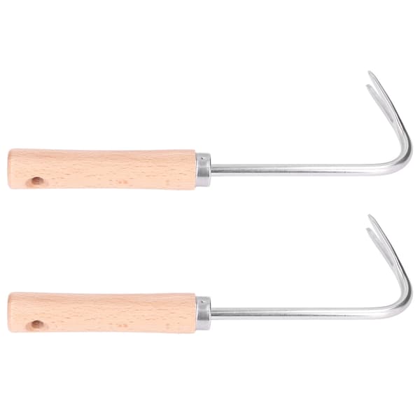 2 stk. hageugrasfjerner Lett Effektiv Arbeidsbesparende Ergonomisk Design Små Kompakte Graveredskaper