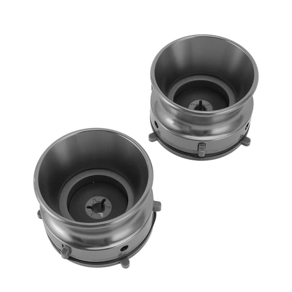 1/4 10 tommer åbner poleret aluminiumslegering universel ilægningsenhed NAB-navadapter til Studer ReVox til Akai til Teac 2 stk grå