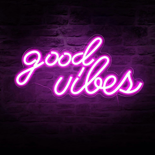 Neon LED Ljusskylt med Akrylbas USB-driven Dekorativ Neonskylt för Sovrum Bar Klubb Festival Party Rosa