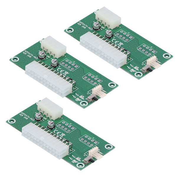 3 st. Multi-Power Synchronization Startkort med 24-stifts anslutningskabel Datoradapter