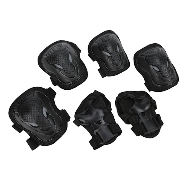 Rullskridsko skyddsutrustning set justerbara knä armbågsskydd handledsskydd bekväma för vuxna