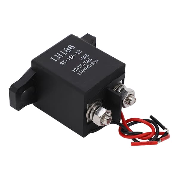 Starterrelæ Messingspole 2 Terminal Starter Solenoid Relæ Høj Belastningsstrøm til Bil 12V DC